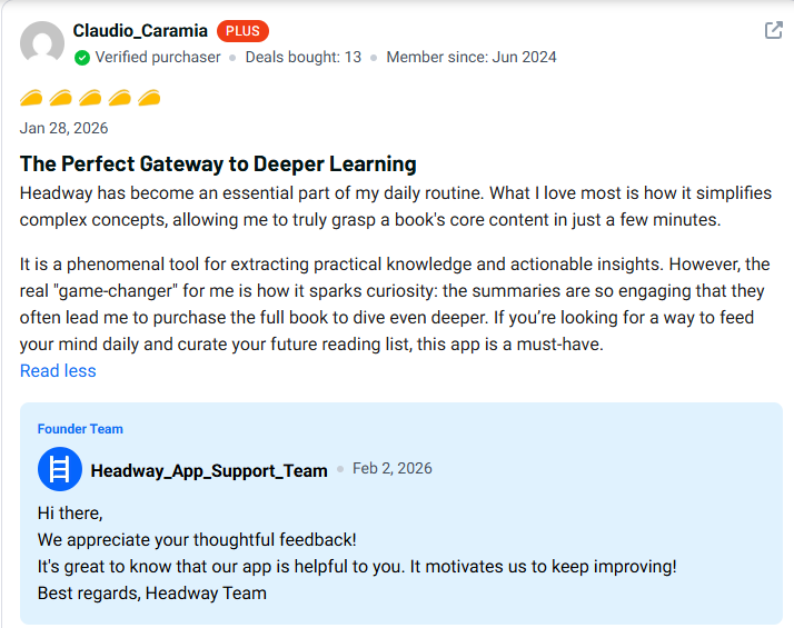 Headway Lifetime Deal Review