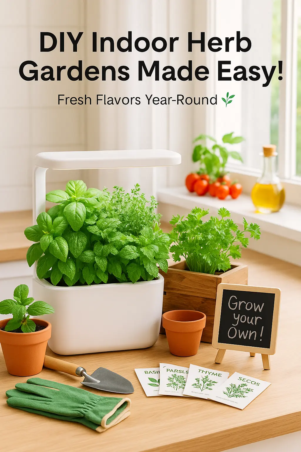 DIY Indoor Herb Garden Kits