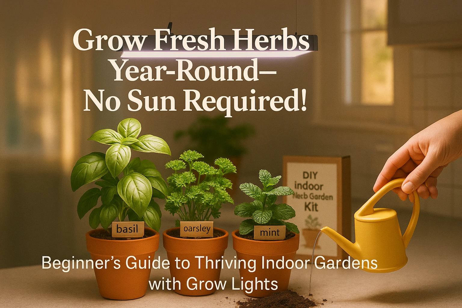 Herb Grow Lights for Beginners