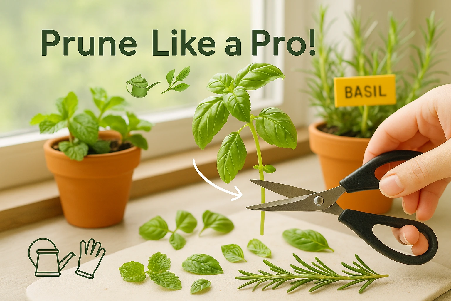 How to Prune Indoor Herbs