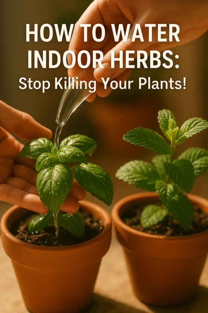 How to Water Indoor Herbs
