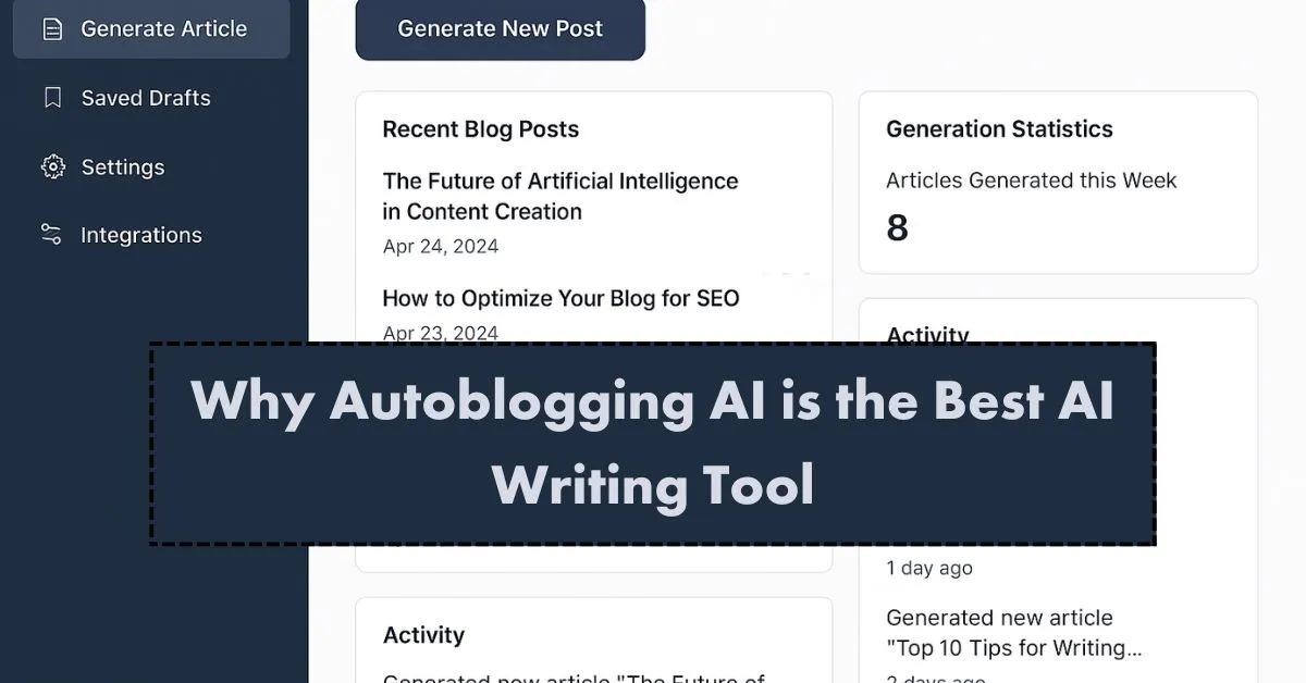 Why Autoblogging AI is the Best AI Writing Tool