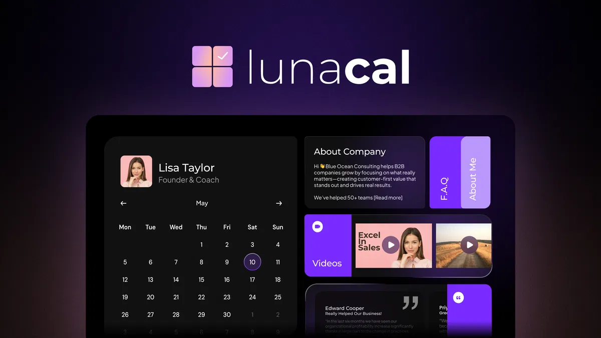 Lunacal AI Review: The Best AppSumo Lifetime Deal for Bookings?