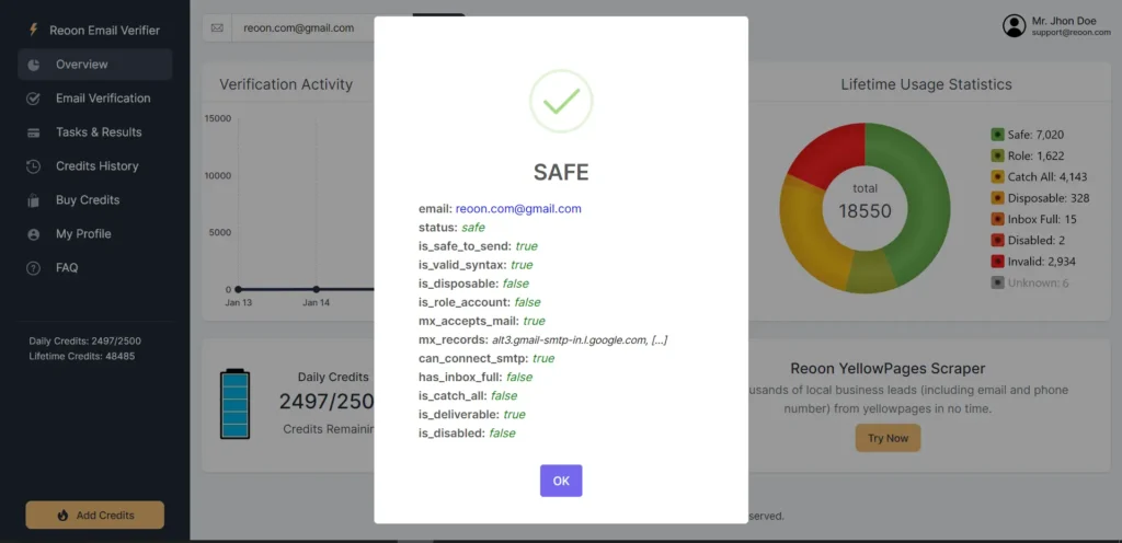 Reoon Email Verifier Lifetime Deal Review: Only At $79