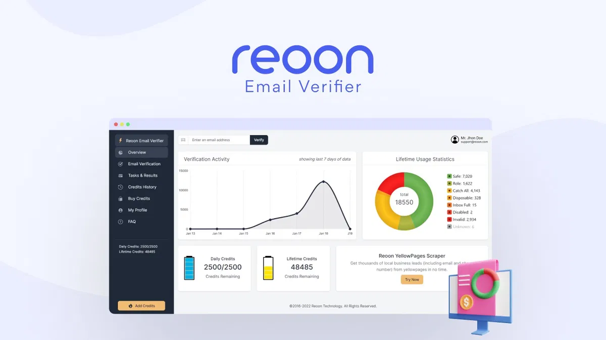 Reoon Email Verifier Lifetime Deal Review: Only At $79
