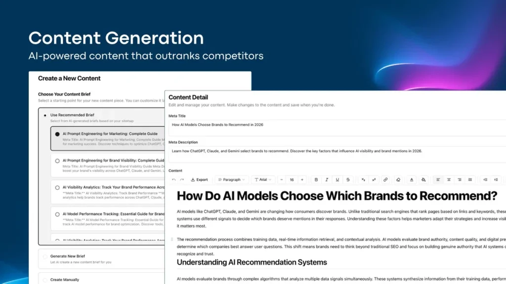 Visby.ai AI-Powered Content Briefs and Generation Tool